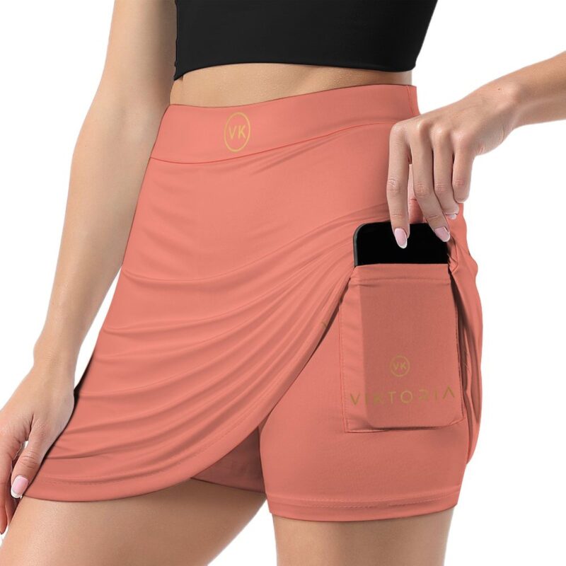 Falda con bolsillo y diseño anti-exposición