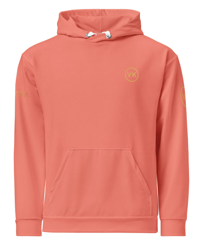 all over print recycled unisex hoodie white front 687bfa1517e3d