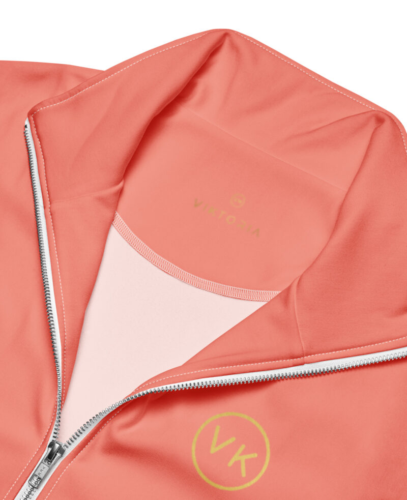 all over print recycled unisex track jacket white product details 3 687c03dcca425